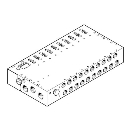 Manifold Rail VABM-L1-18G-G38-9-G